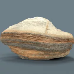 Egg Shaped Planet Low-poly  3D model