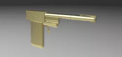Golden Gun from James Bond 007 3D model
