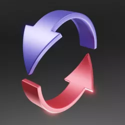 Half loop arrow Low-poly  3D model