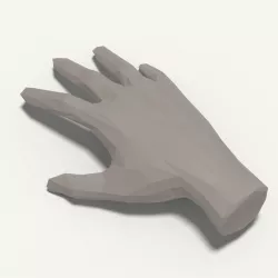 Hand low poly Low-poly  3D model