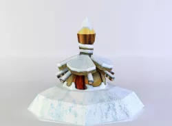 High orcs house Low-poly  3D model