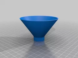 large-bore funnel