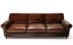 Leather Sofas and Armchair PBR Game Ready Low-poly  3D model
