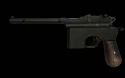 Mauser C96 1895 PBR Low-poly  3D model