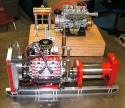 Micro v4 engine