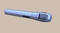 Microphone 3D model