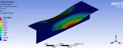 Modelling Composite T-beam in ACP and Stress analysis in ANSYS