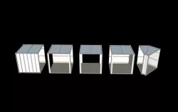 Modular Assembly Set A - Base Hallway 3D model