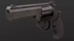 MP-412 Rex Low-poly  3D model