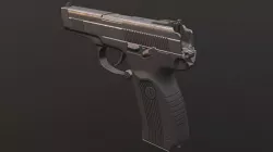 MP-443 Grach Low-poly  3D model