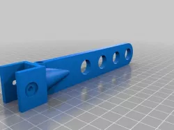 MultiRotor 120mm Simple Leg with LED mount - OpenSCAD