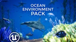 Ocean Environment Pack - UE4 Low-poly  3D model