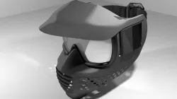 Paintball Facemask - Type 4 3D model