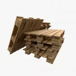 Pallet type asia wing 3 sets of texture Low-poly  3D model