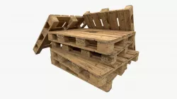 pallet type industrial cp8 3 sets of texture Low-poly  3D model