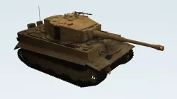 Panzerkampfwagen VI Sd kfz 181 Tiger I ausf E Late production 3D model