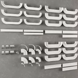 Plastic ceiling cornice 3D model