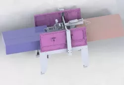 Plastic pressing machine 3D model