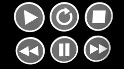 Player buttons 3D model