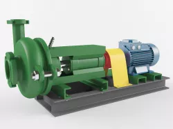 Pump centrifugal industrial 3D model