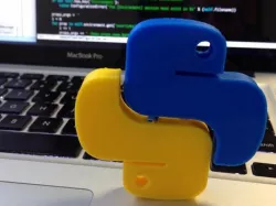 Python Logo (half)