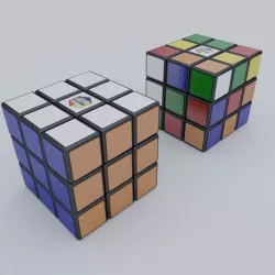 Rubiks cube 3D model