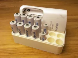 Sanyo Eneloop AA & AAA Rechargeable Batteries Bin