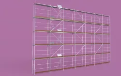 scaffolding 3D model