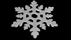 Snowflake 3D model