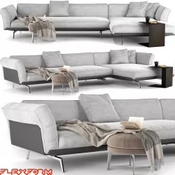 Sofa Este Flexform 3D model