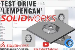 SolidWorks Tutorial Indonesia #027 (Eng Sub) - Test Drive 'Lempengan'