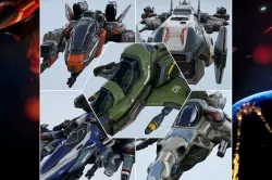 Spaceships Essential Pack - game models Low-poly  3D model