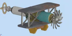 Spark Plug Plane for Kids (Mechanical Waste)