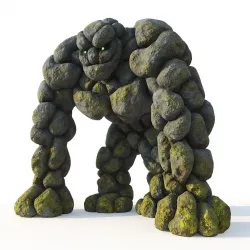 Stone Golem 3D model
