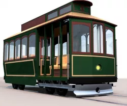 Street Tram 3D model
