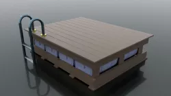Swimming Dock 3D model
