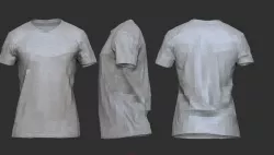 T Shirt Low-poly  3D model