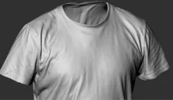 T Shirt Red Low-poly  3D model
