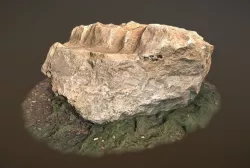 The Stone Low-poly  3D model