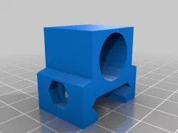 Tiny flashlight holder Picatinny Rail