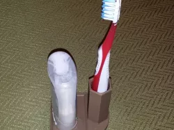 toothpaste-brush holder
