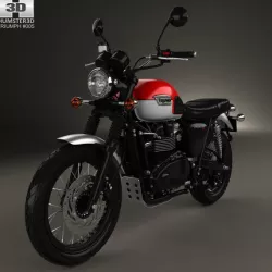 Triumph Scrambler 2015 3D model