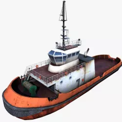 Tugboat 3D model