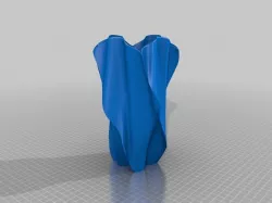 Twisted Tapered Waved Box