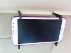 Universal Sun Visor Device Mount