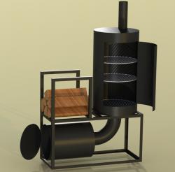 vertical smoker design 3d models 【 STLFinder