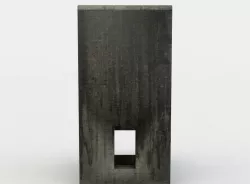 Wall with hole Low-poly  3D model