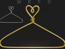 Wire Hanger 01 - Gold and Silver Low-poly  3D model