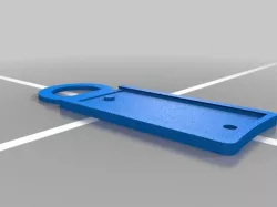 Writable key tab holder