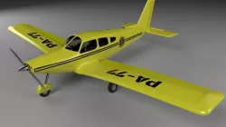 Airplane Piper 3D model
